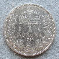Rakousko-Uhersko 1 korona 1894 KB
