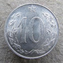 Tschechoslowakei 10 Heller 1954