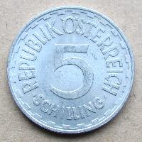 Austria 5 shillings 1952