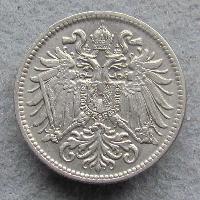 Rakousko-Uhersko 10 heller 1907