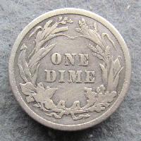 США 10 центов 1906