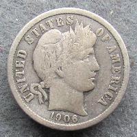 Spojené státy 10 cent 1906