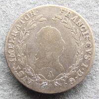 Austria Hungary 20 kreuzer 1808 A