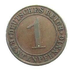 Germany 1 rentenpfennig 1923 J