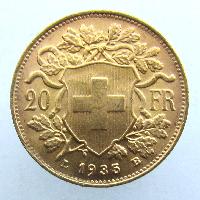 Schweiz 20 Fr 1935 LB