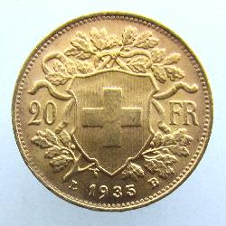 Schweiz 20 Fr 1935 LB