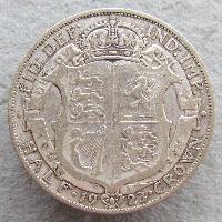 Great Britain 1/2 krone 1923