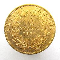 Frankreich 10 Franken 1864 BB