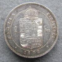 Austria Hungary 1 Forint 1879 KB