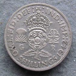 Großbritannien 2 Schilling (Florin) 1942