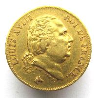 Frankreich 40 Franken 1818 W