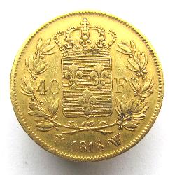 Frankreich 40 Franken 1818 W