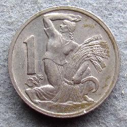 Tschechoslowakei 1 CZK 1922