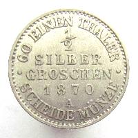 Preußen 1/2 Silbergroschen 1870 A