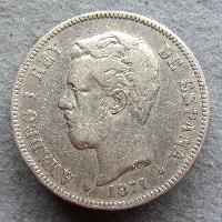 Spanien 5 pts 1871