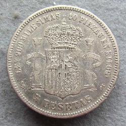 Spanien 5 pts 1871