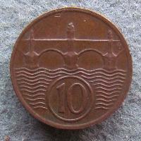 Tschechoslowakei 10 Heller 1938