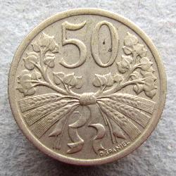 Tschechoslowakei 50 Heller 1921