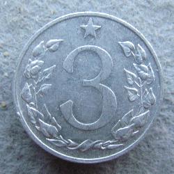 Tschechoslowakei 3 Heller 1953