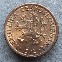 Tschechoslowakei 10 Heller 1922
