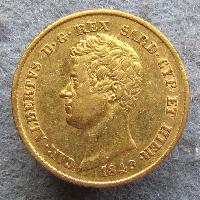 Sardinien 20 lir 1849 P