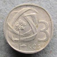 Československo 3 Kčs 1969