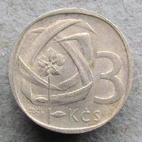 Tschechoslowakei 3 CZK 1969