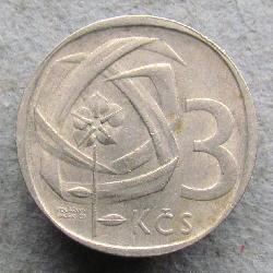 Czechoslovakia 3 CZK 1969