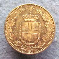 Italien 20 Lire 1883