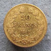 Frankreich 20 Fr 1840 A