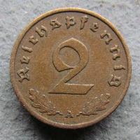 Deutschland 2 Rpf 1938 A