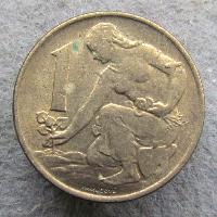 Tschechoslowakei 1 CZK 1967