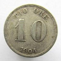 Schweden 10 ore 1904