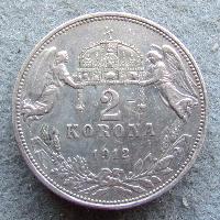 Austria Hungary 2 Korona 1912 KB