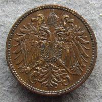 Rakousko-Uhersko 2 heller 1900