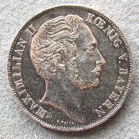 Bavorsko 2 Gulden 1855