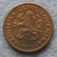 Tschechoslowakei 10 Heller 1923