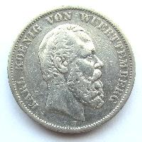 Wurttembersko 5 M 1876 F