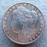 Spojené státy 1 $ 1884