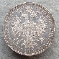 Austria Hungary 1 FL 1860 A