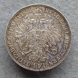 Österreich-Ungarn 1 FL 1858 B