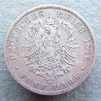 Preußen 5 M 1876 C