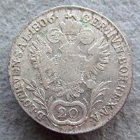 Österreich-Ungarn 20 kreuzer 1806 A