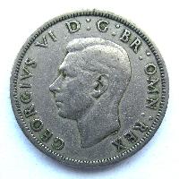 Velká Británie 1/2 koruny 1950