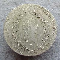 Rakousko-Uhersko 20 kreuzer 1790 F