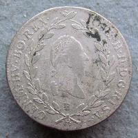 Austria Hungary 20 kreuzer 1787 B