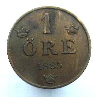 Schweden 1 ore 1885