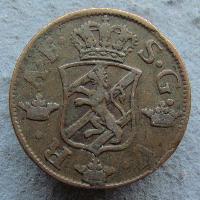 Schweden 2 ore 1761 SM