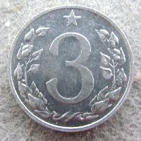 Tschechoslowakei 3 Heller 1954