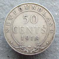 Neufundland 50 Cent 1918